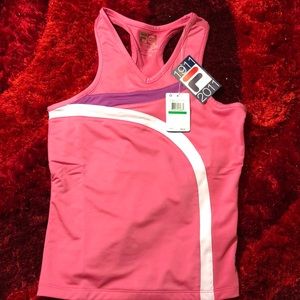 Fila Girls Heritage Top Racerback Exercise Work Ou